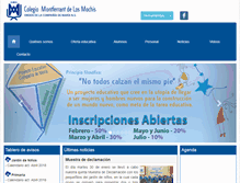 Tablet Screenshot of colegiomontferrant.edu.mx